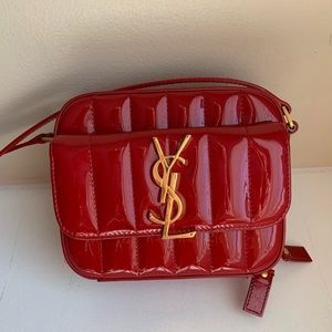 YSL (Saint Laurent) Vicky Bag In Quilted Leather